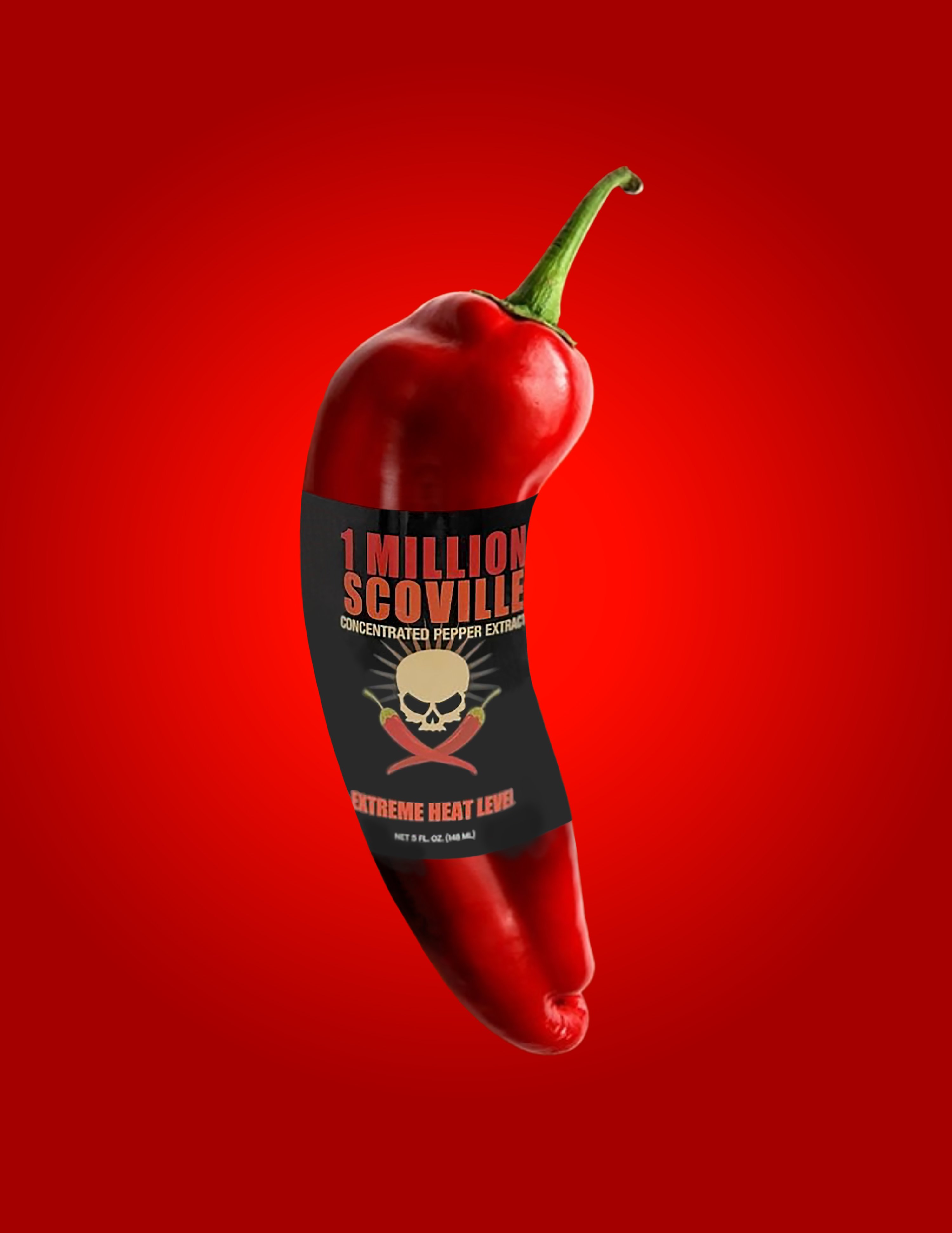 LIT Advertising Awards Winner - 1 Million Scoville Extract Hot Sauce