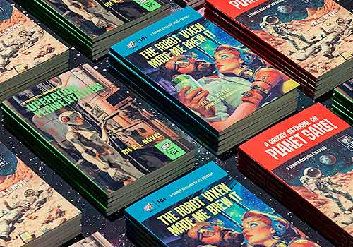 LIT Advertising Awards - Farthest Star Sake AI-generated Pulp Noir Novels